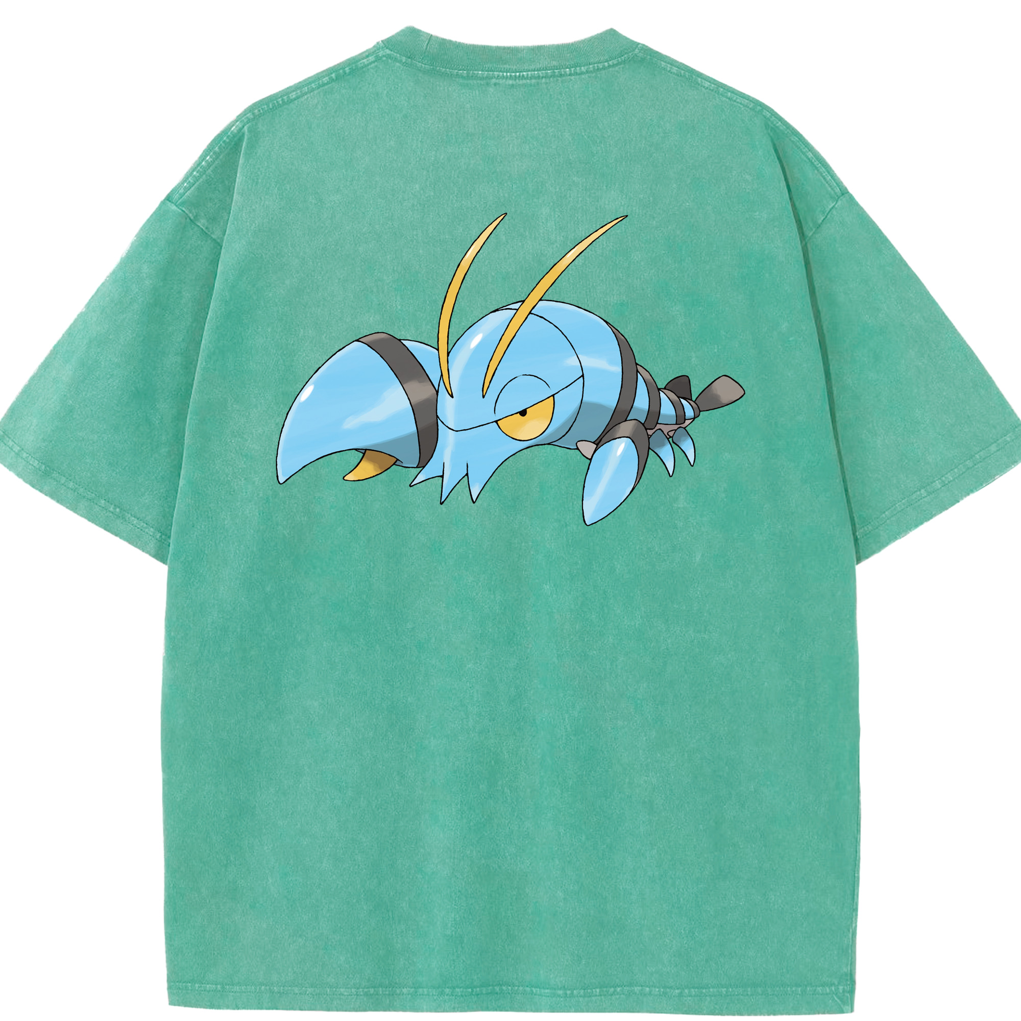 （画像用） ポケットモンスター Pokémon 綿100% ヴィンテージ風 半袖Tシャツ（背面プリント）